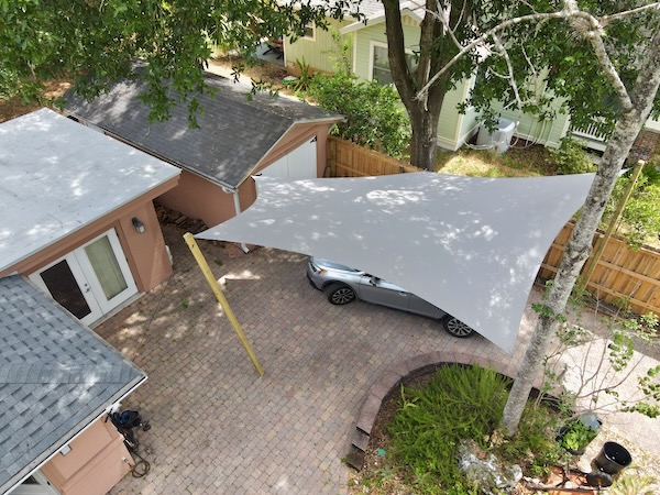 Fred car cover top view