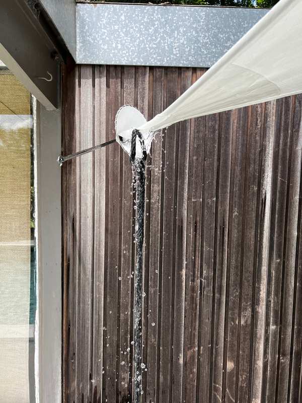 Image 19 from custom rainshades - tensile mambrane rain shelters for residential applications by windfire designs