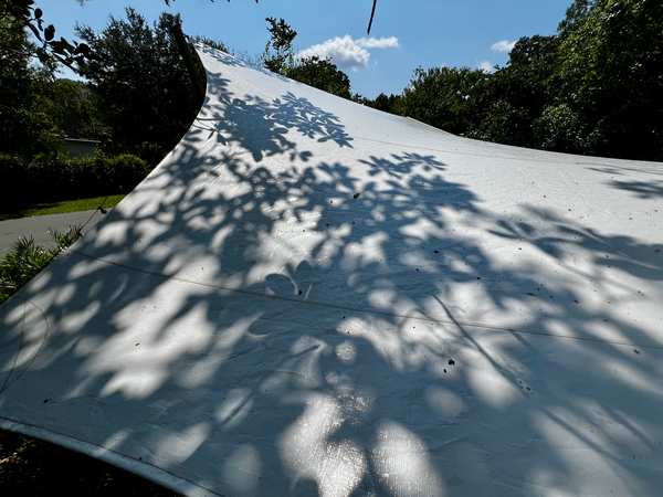 Image 26 from custom rainshades - tensile mambrane rain shelters for residential applications by windfire designs