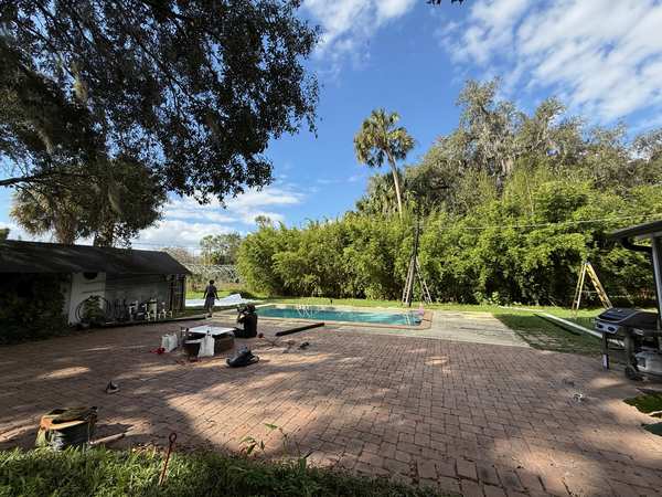 Image 33 from custom rainshades - tensile mambrane rain shelters for residential applications by windfire designs