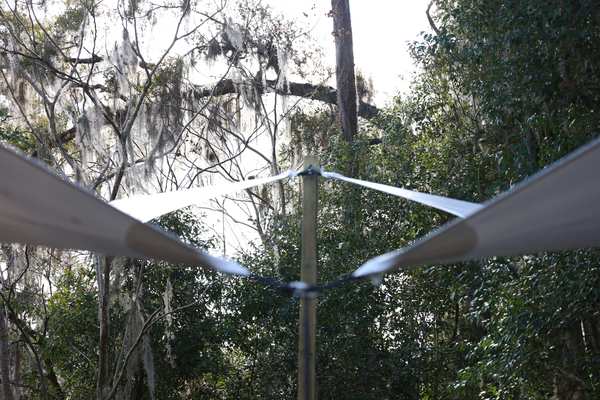 Image 58 from custom rainshades - tensile mambrane rain shelters for residential applications by windfire designs