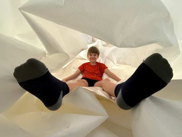 Image 90 from custom rainshades - tensile mambrane rain shelters for residential applications by windfire designs