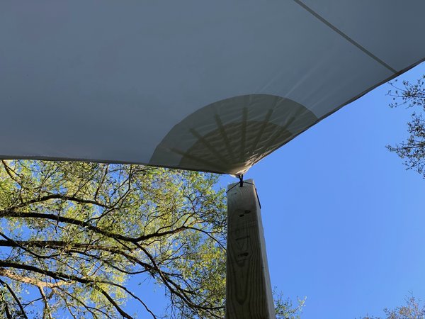 Image 3 custom shade sails - residential shade for porches, pools, decks, and patios for homes and restaurants - windfire designs