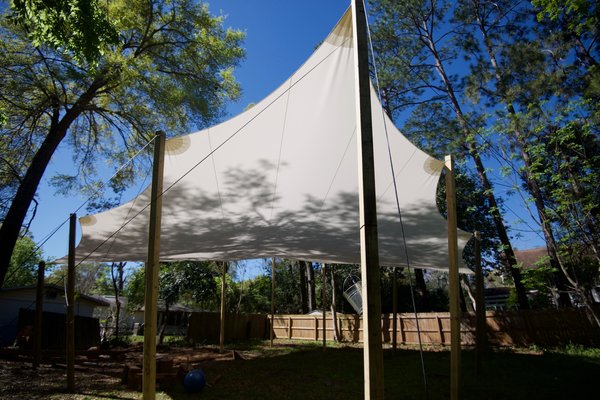 Image 11 custom shade sails - residential shade for porches, pools, decks, and patios for homes and restaurants - windfire designs