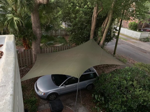 Image 12 custom shade sails - residential shade for porches, pools, decks, and patios for homes and restaurants - windfire designs