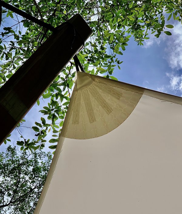 Image 17 custom shade sails - residential shade for porches, pools, decks, and patios for homes and restaurants - windfire designs