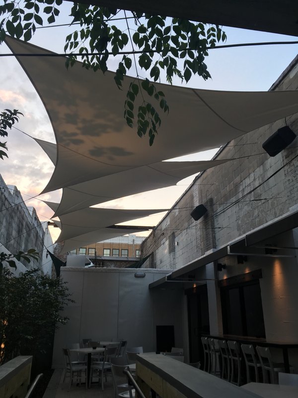 Image 30 custom shade sails - residential shade for porches, pools, decks, and patios for homes and restaurants - windfire designs