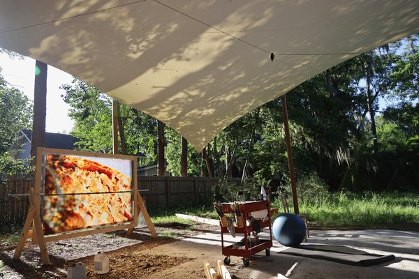 Image 47 custom shade sails - residential shade for porches, pools, decks, and patios for homes and restaurants - windfire designs