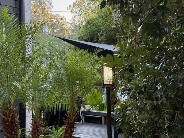 Image 62 custom shade sails - residential shade for porches, pools, decks, and patios for homes and restaurants - windfire designs