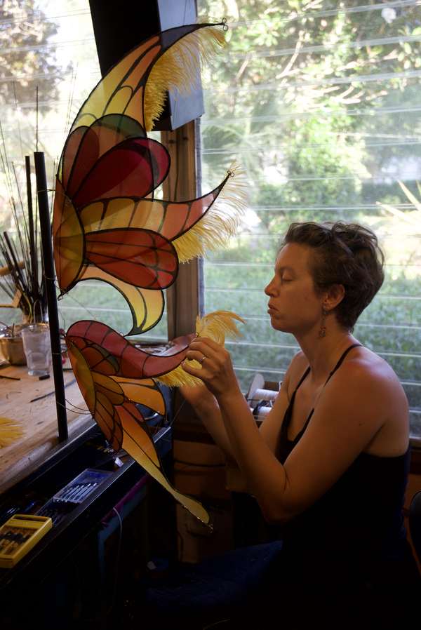Image 2 from Giant Fairy Wings for the Bellagio Las Vegas by Windfire Designs
