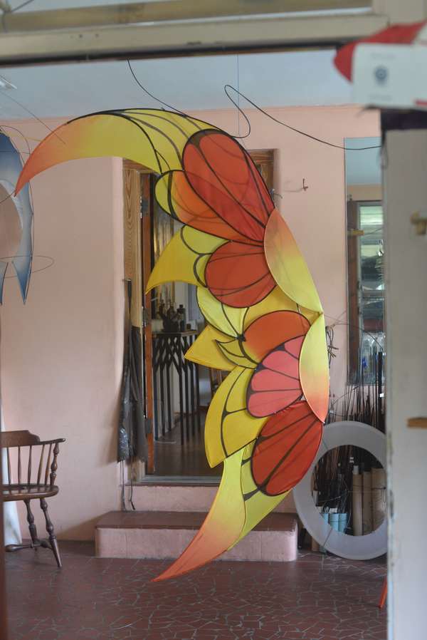 Image 4 from Giant Fairy Wings for the Bellagio Las Vegas by Windfire Designs
