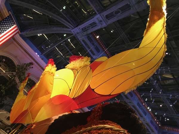 Image 39 from Giant Fairy Wings for the Bellagio Las Vegas by Windfire Designs