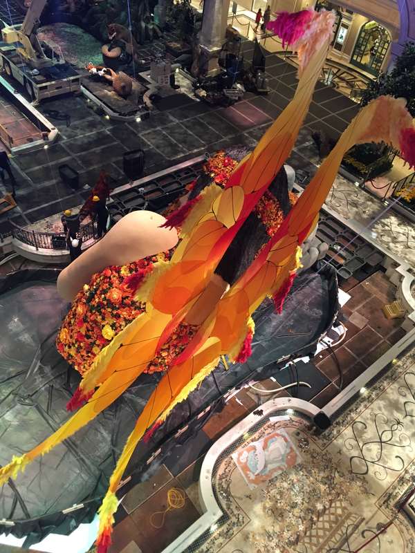 Image 43 from Giant Fairy Wings for the Bellagio Las Vegas by Windfire Designs