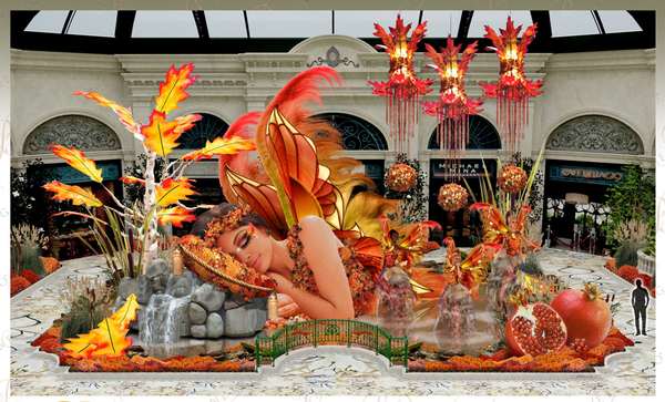Image 54 from Giant Fairy Wings for the Bellagio Las Vegas by Windfire Designs