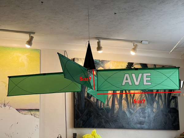Cirque du Soleil street sign prototype for indoor stage performance