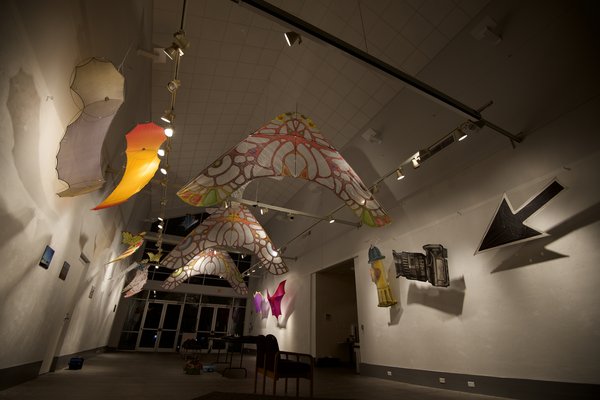 Look Up — history of WindFire kites at Cofrin Gallery 2013