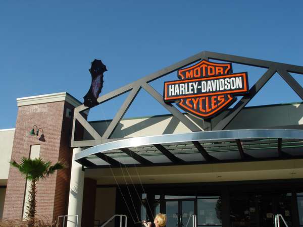 Image 12 from Branded indoor quadline kite for corporate trade show performance for Harley Davidson - by WindFire Designs