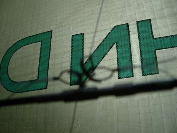 Image 4 from Branded indoor quadline kite for corporate trade show performance for John Deere - quadline kite by WindFire Designs