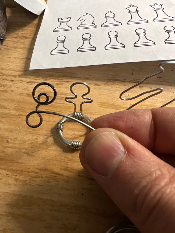 Image 2 from Wire Chess Set by Tim Elverston