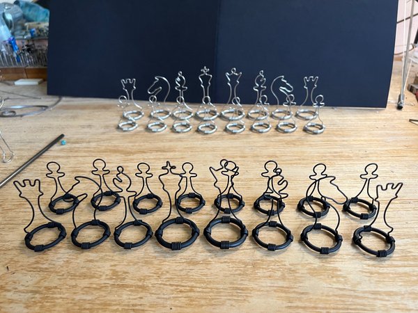 Image 66 from Wire Chess Set by Tim Elverston