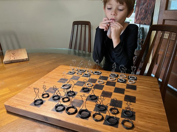 Image 74 from Wire Chess Set by Tim Elverston