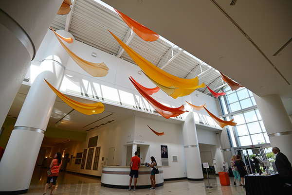 Flowx Earth Tones installation at the Harn Museum of Art, Gainesville